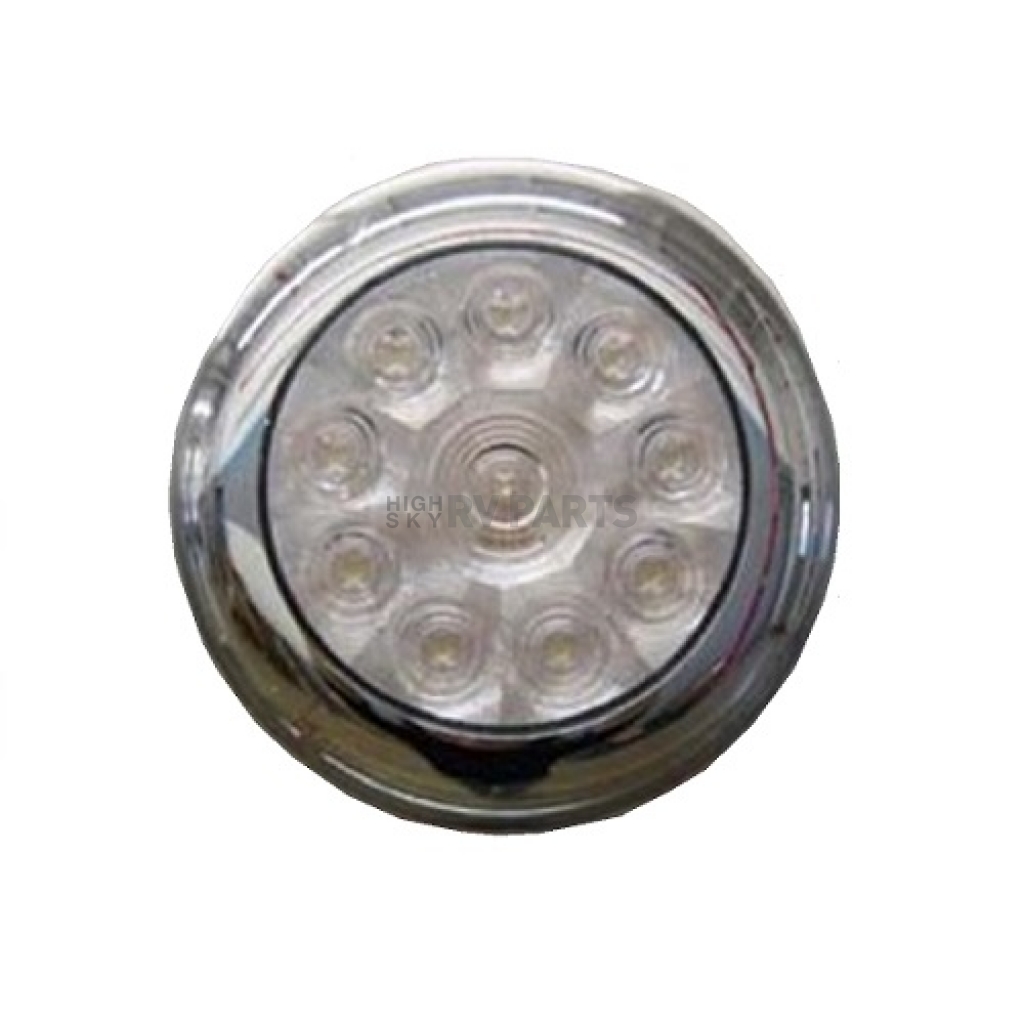 Airstream Porch LED Flood Light with Chrome Bezel 512532